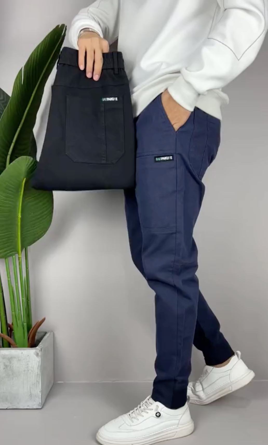 Tommaso | Premium Stretch Cargo Trousers